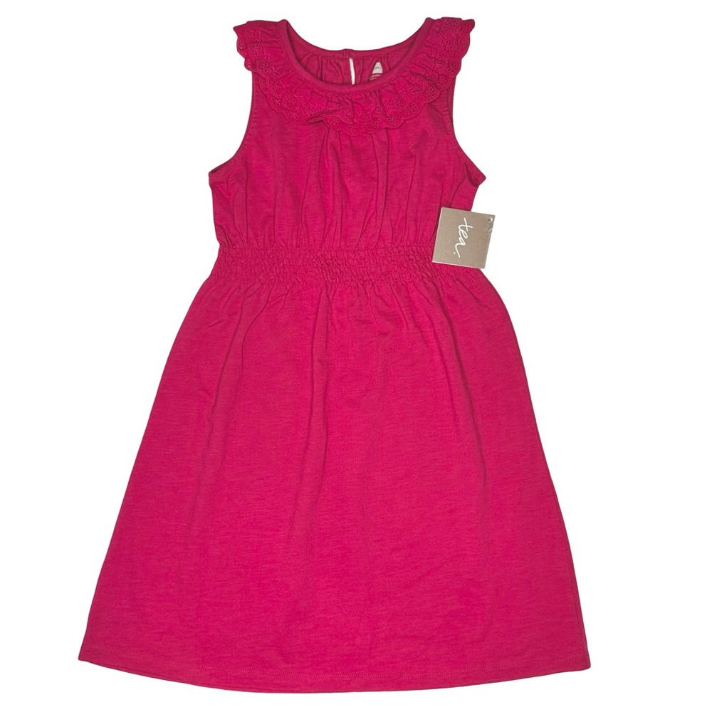 Tea Collection‎ Elena Eyelet Trimmed Dress